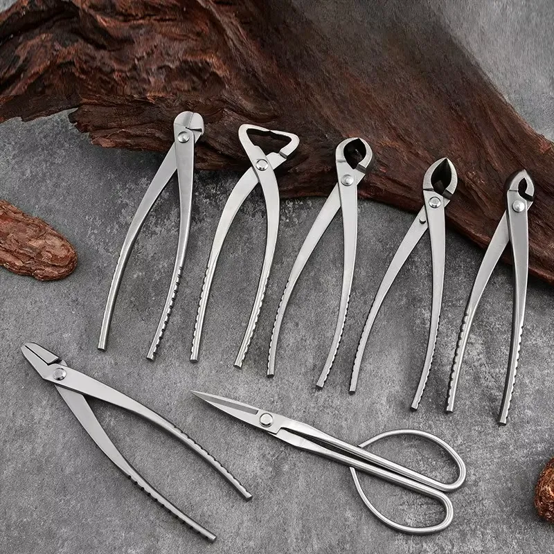 Bonsai Tool Set - 7 Pcs Gardening Bonsai Tool Set