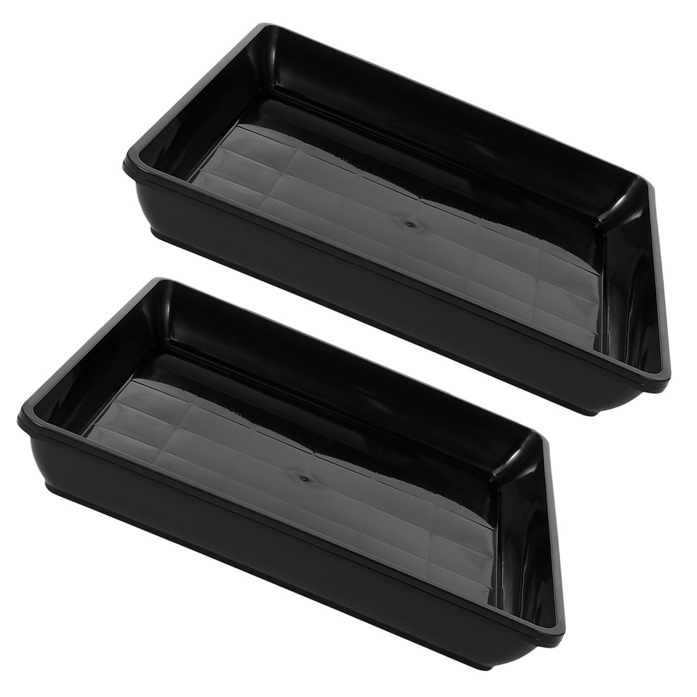 2Pcs Square Plastic Plant Tray - огляд і ціна Drip Tray Saucer