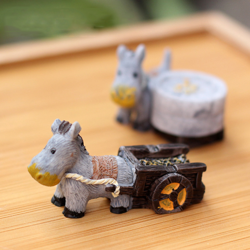 Animal Figurines Mini Donkey P - огляд і ціна Bonsai Garden In Japan