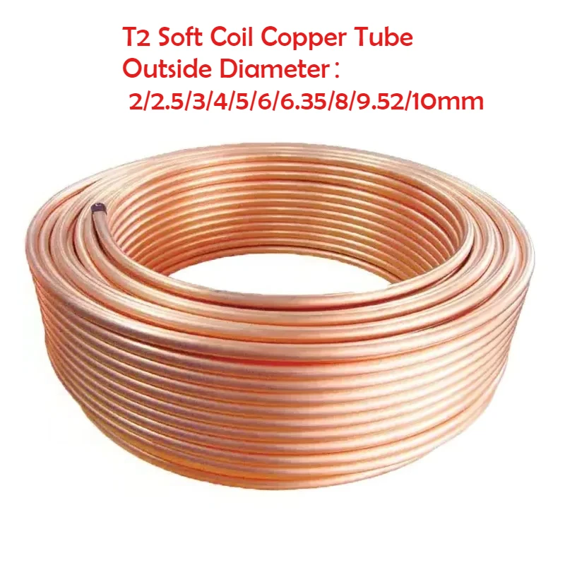 T2 Copper Tubing Soft Coil Red - огляд і ціна Copper Wire Roll