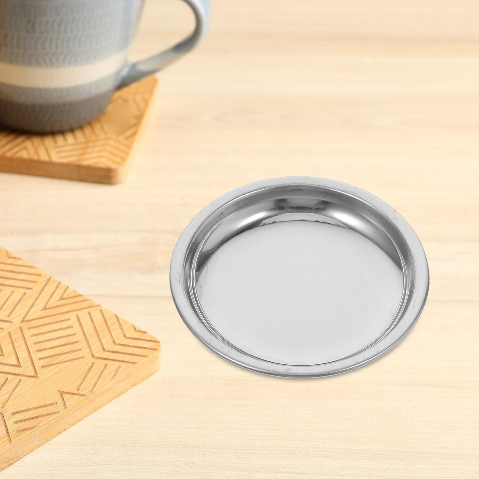 6Pcs Stainless Steel Tea Bag S - огляд і ціна Drip Tray Saucer