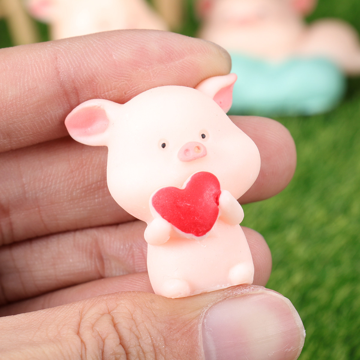 9Pcs Pig Resin Potted Ornament - огляд і ціна Bonsai Tool Set
