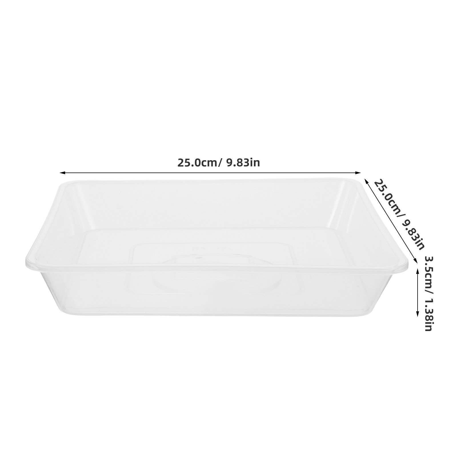 4Pcs Clear Square Plant Saucer - огляд і ціна Drip Tray Saucer