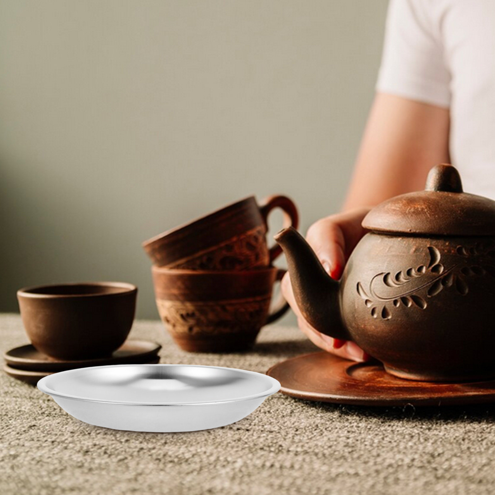 Stainless Steel Tea Bag Saucer - огляд і ціна Drip Tray Saucer